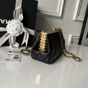 Chanel Clutch imitation pearls in black AS5912 B22538 94305 - thumb-3