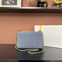 Chanel Flap bag Suede calfskin lambskin gold-tone metal AS5991 B22723 U5338 - thumb-3