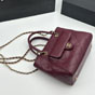 Chanel Small Shopping Bag in Burgundy AS6025 B23125 U6550 - thumb-4