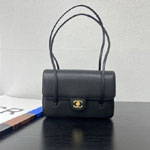 Chanel Small flap bag Grained shiny calfskin gold-tone metal AS6130 B23483 94305