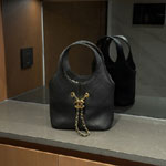 Chanel Small shopping bag Calfskin gold-tone metal AS6132 B23332 94305