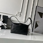 Chanel Hobo handbag Shiny lambskin gold-tone metal AS6138 B23145 94035