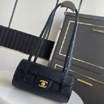 Chanel Small bowling bag Grained shiny calfskin gold metal AS6143 B23483 94035