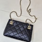 Chanel Small shopping bag Black Lambskin gold-tone AS6248 B24030 94035 - thumb-2