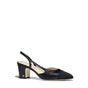 Chanel Goatskin Grosgrain Black Slingback G31318 Y50006 94305 - thumb-2