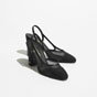 Chanel Slingbacks Mesh grosgrain G45509 B23534 94305 - thumb-2