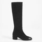 Chanel High Boots Suede Calfskin Lambskin G45903 B17982 94305 - thumb-2