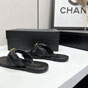 Chanel Thongs Black G47103 B24585 94305 - thumb-2