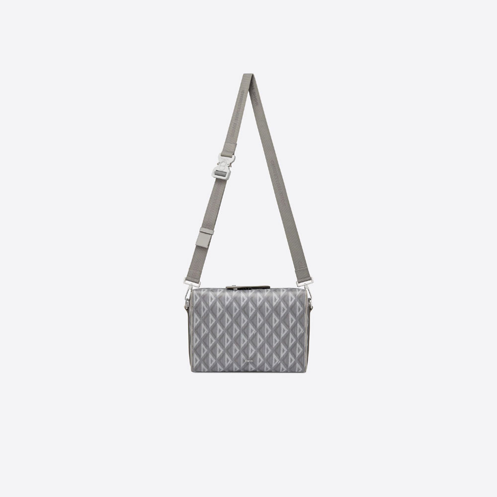 Dior Lingot Messenger CD Diamond Canvas Smooth Calfskin 1ADPO032CDP H42E - Photo-3