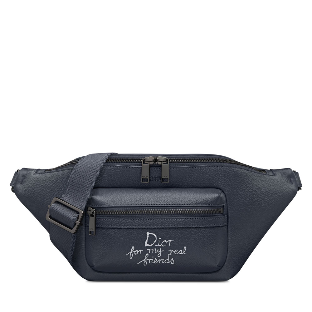 Dior and Hylton Nel Rider 2.0 Belt Bag in Navy Blue 1ESBO077FRY H56E