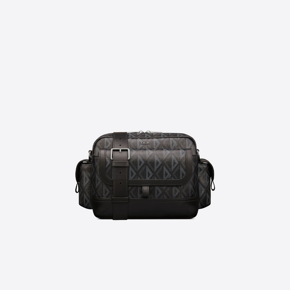 Dior Hit The Road Messenger Bag CD Diamond Calfskin 1ESME077CDP H43E