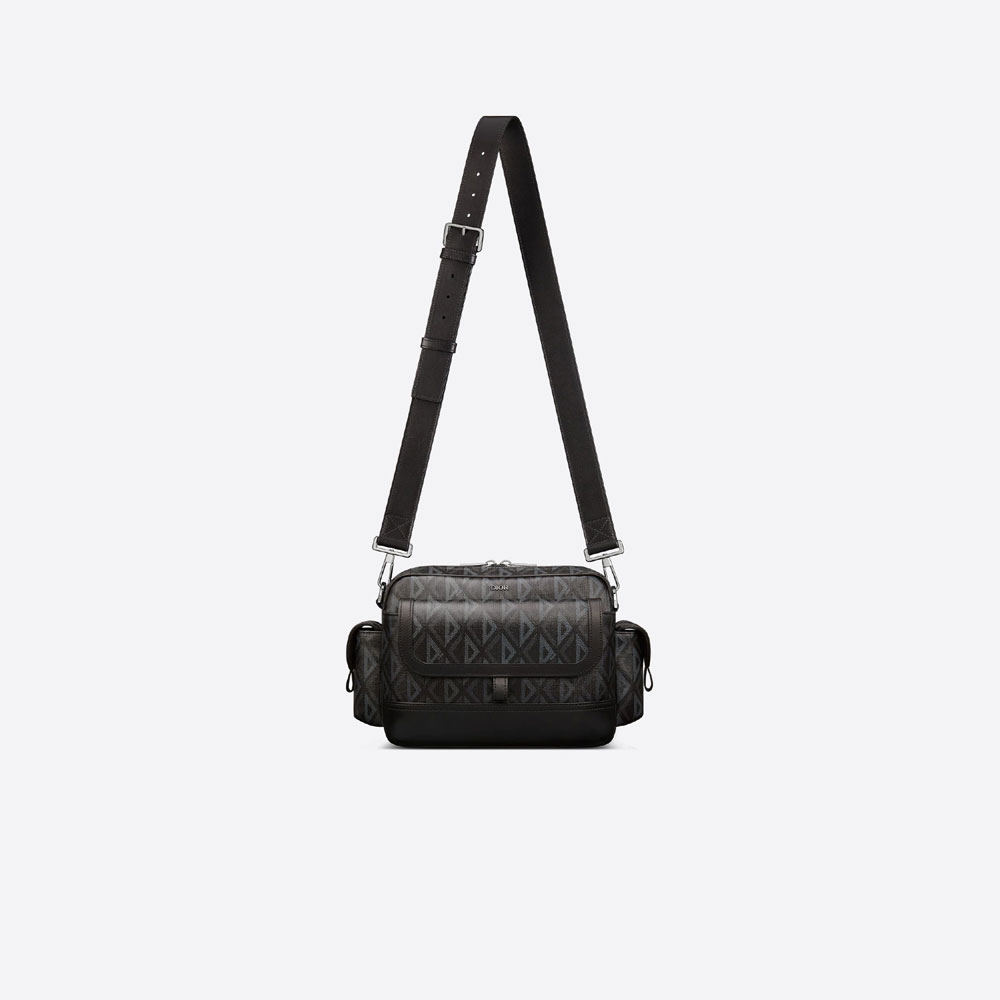 Dior Hit The Road Messenger Bag CD Diamond Calfskin 1ESME077CDP H43E - Photo-3