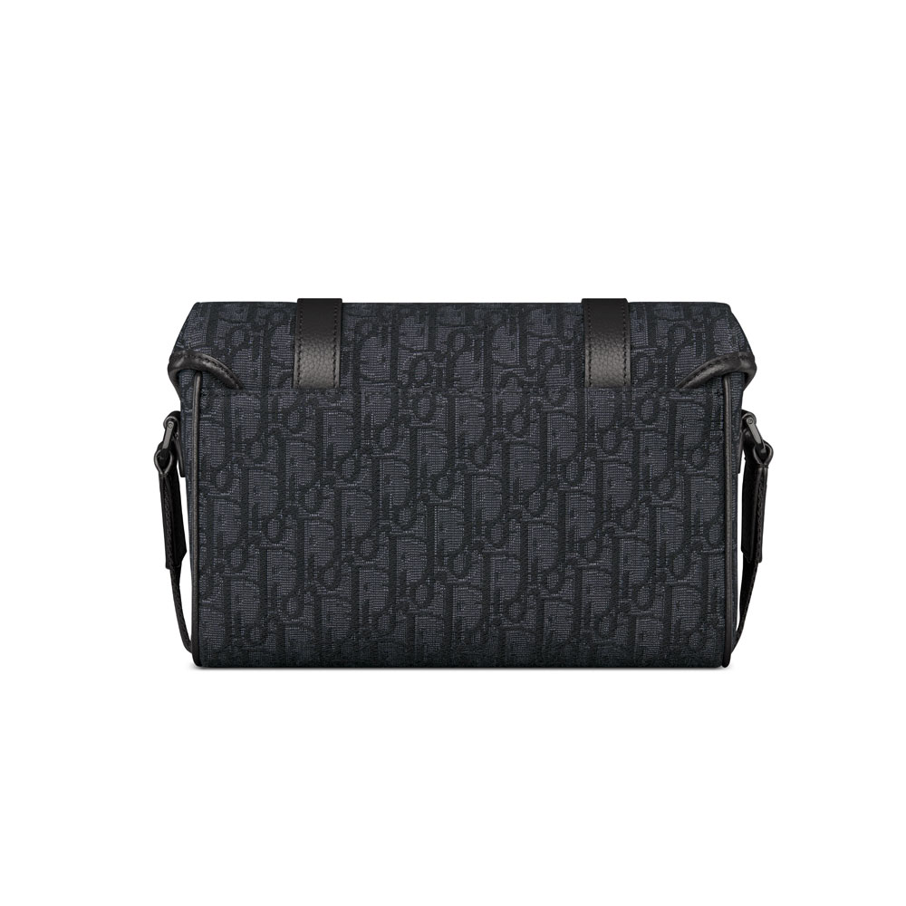 Dior Hit the Road Messenger Bag with Flap in Black 1ESPO333YKY H03E - Photo-3