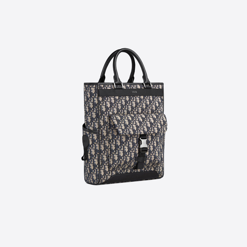Dior Explorer Tote Bag Beige And Black 1ESSH069YKY H27E - Photo-2