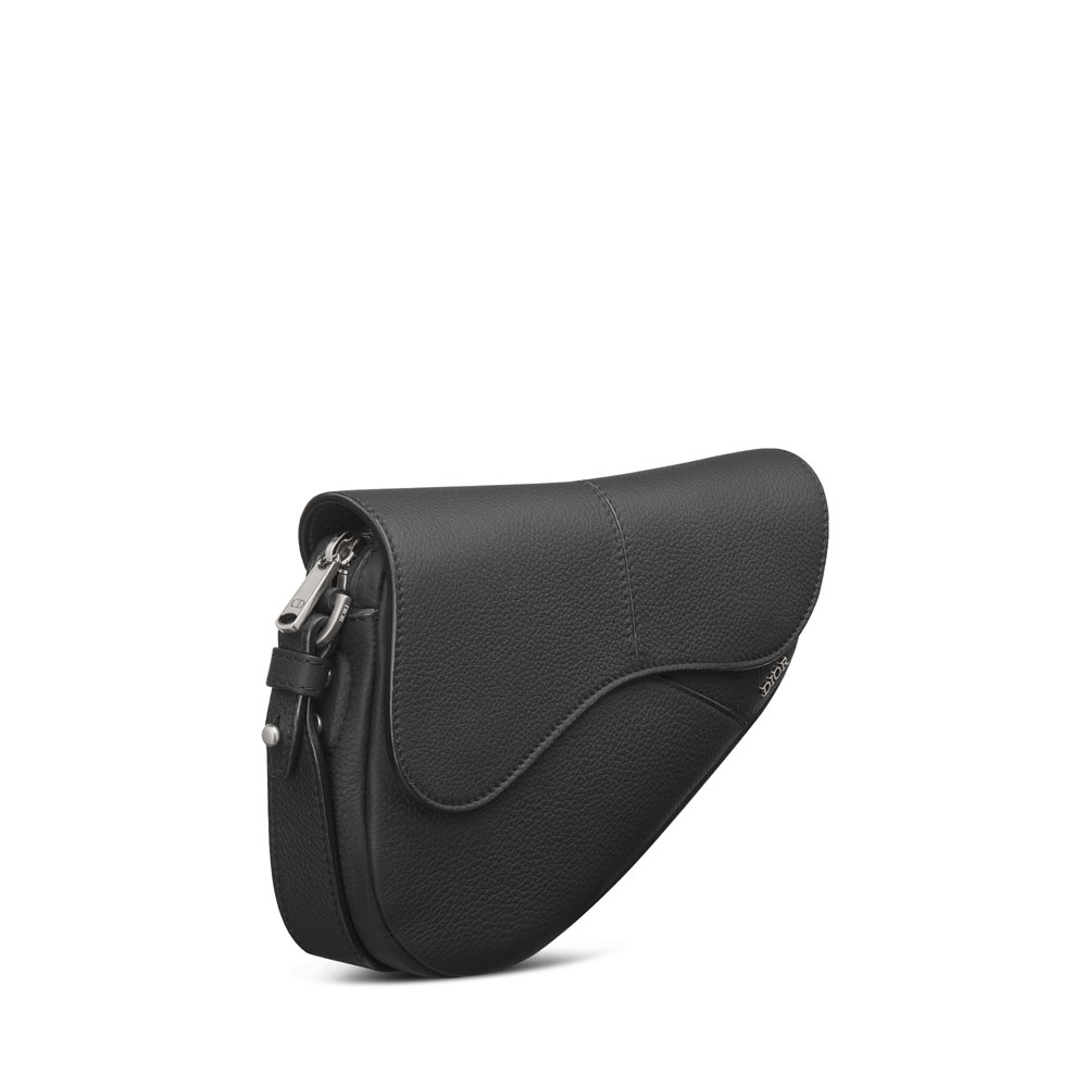 Dior Mini Saddle Bag in Black 2ADCA543KEN H00N - Photo-2