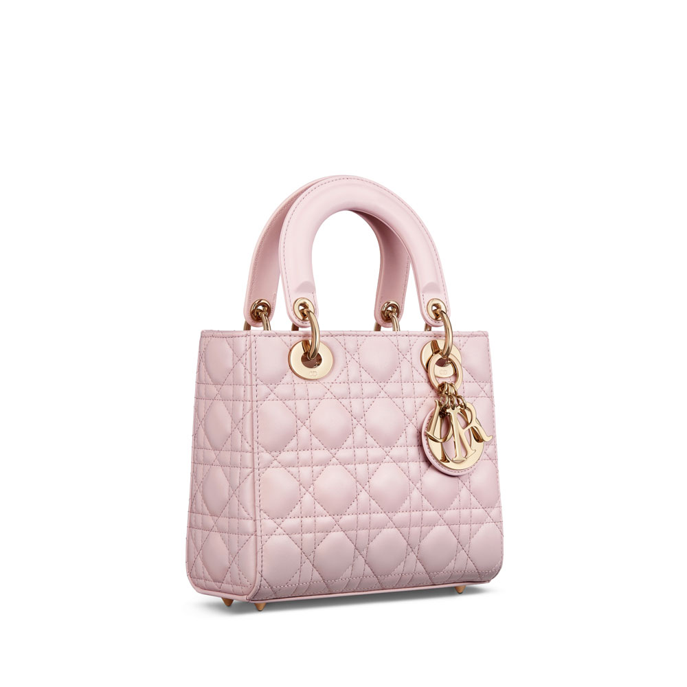 Small Lady Dior My ABCDior Bag in Pale Pink M0538ONGE M05N - Photo-2