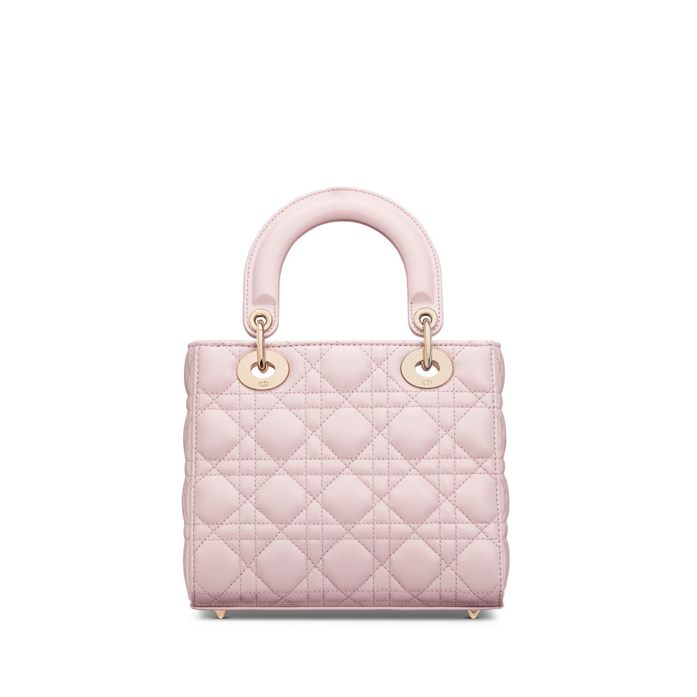 Small Lady Dior My ABCDior Bag in Pale Pink M0538ONGE M05N - Photo-3