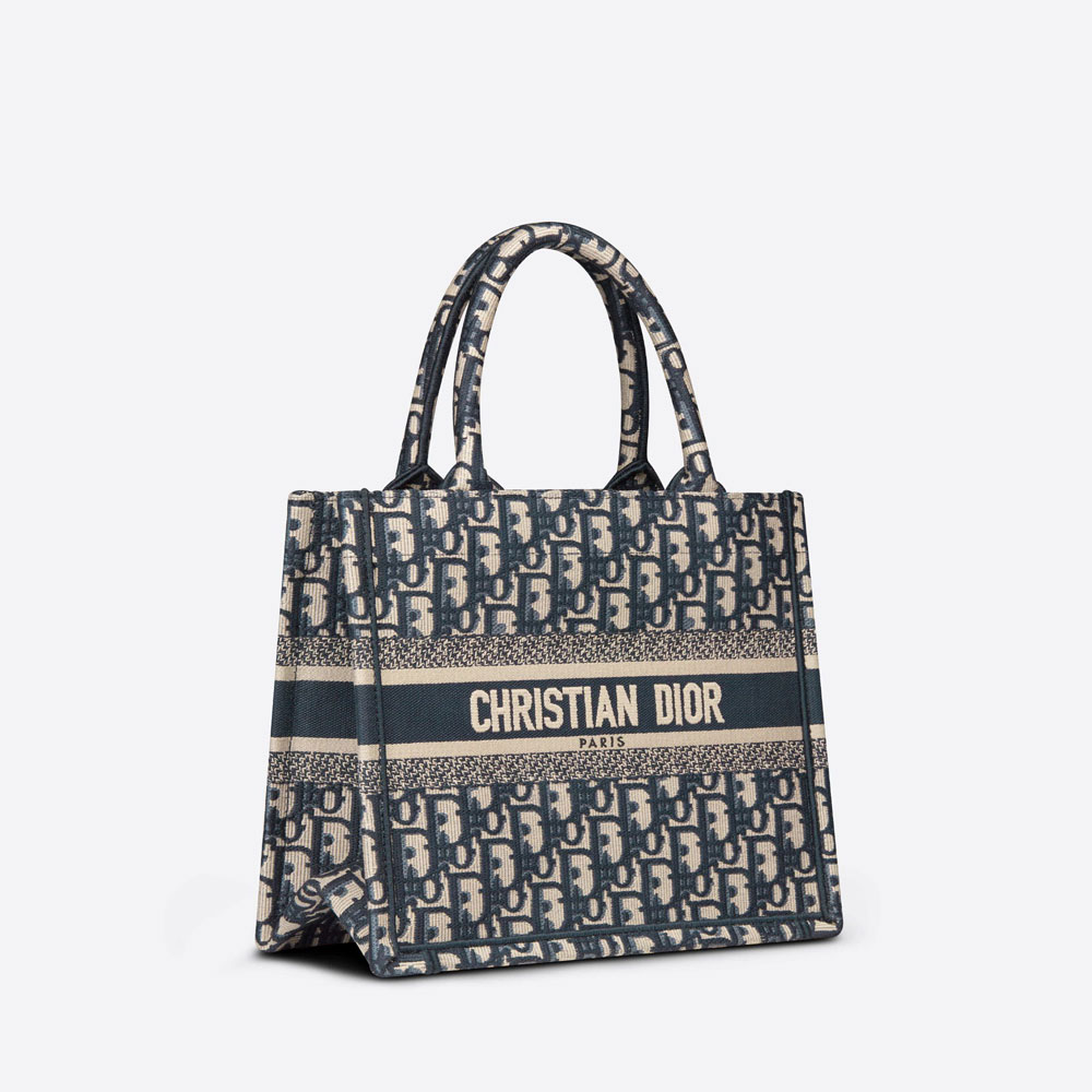 Small Dior Book Tote Blue M1265ZRIW M928 - Photo-2