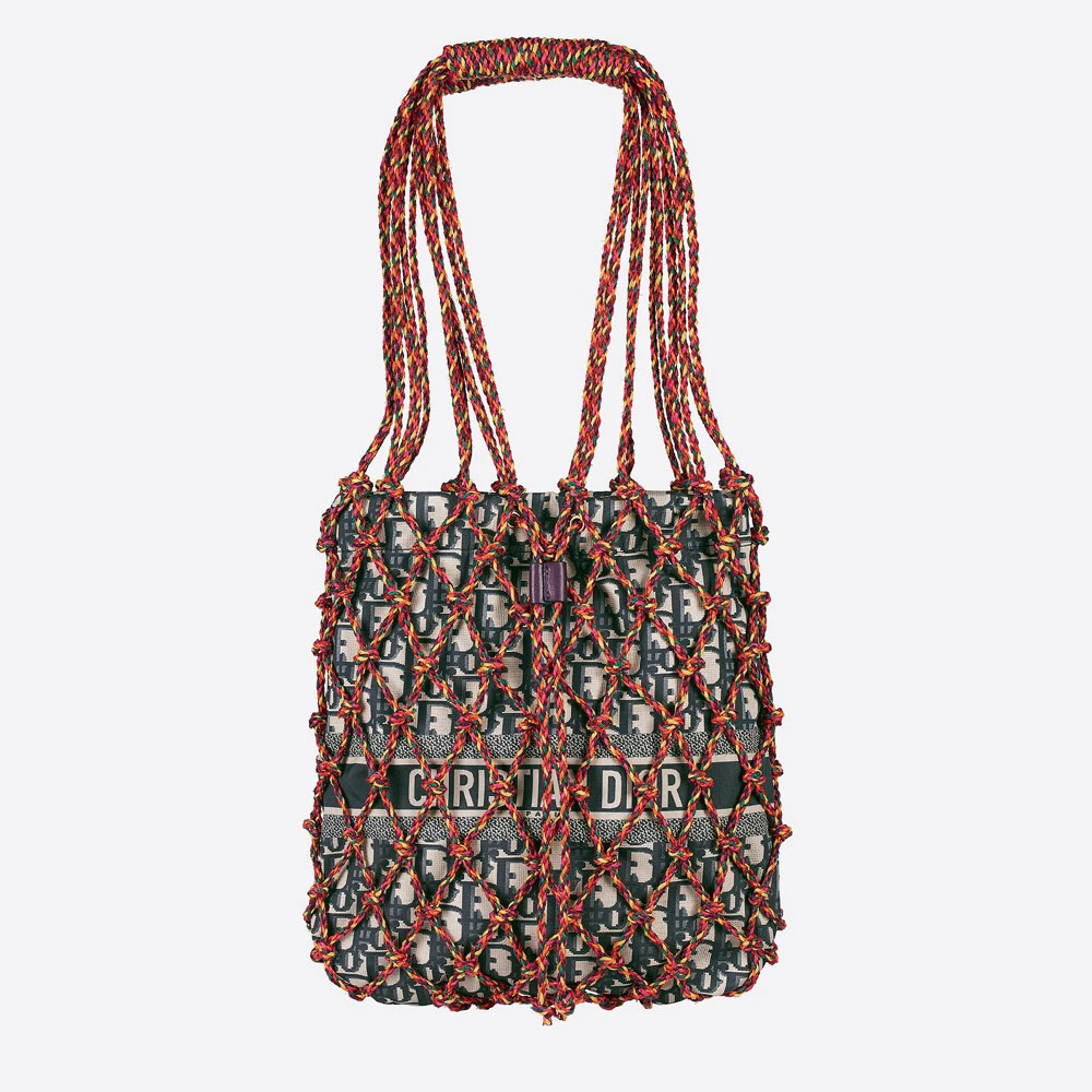 Dior Net Tote Rope Oblique Technical Fabric M1273CICM M884