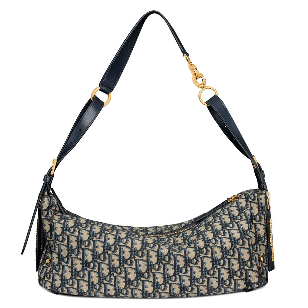 Dior Medium D-Journey Bag in Blue M2417UTZQ M928 - Photo-3
