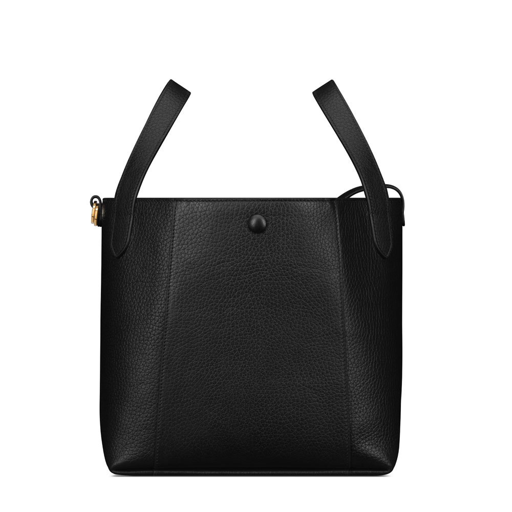 Dior Medium Signature Bucket Bag in Black M2841USKU M900 - Photo-3
