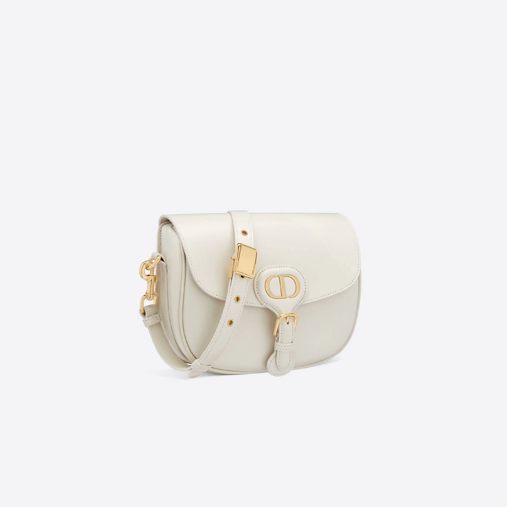 Medium Dior Bobby Bag Latte Box Calfskin M9319UMOL M030