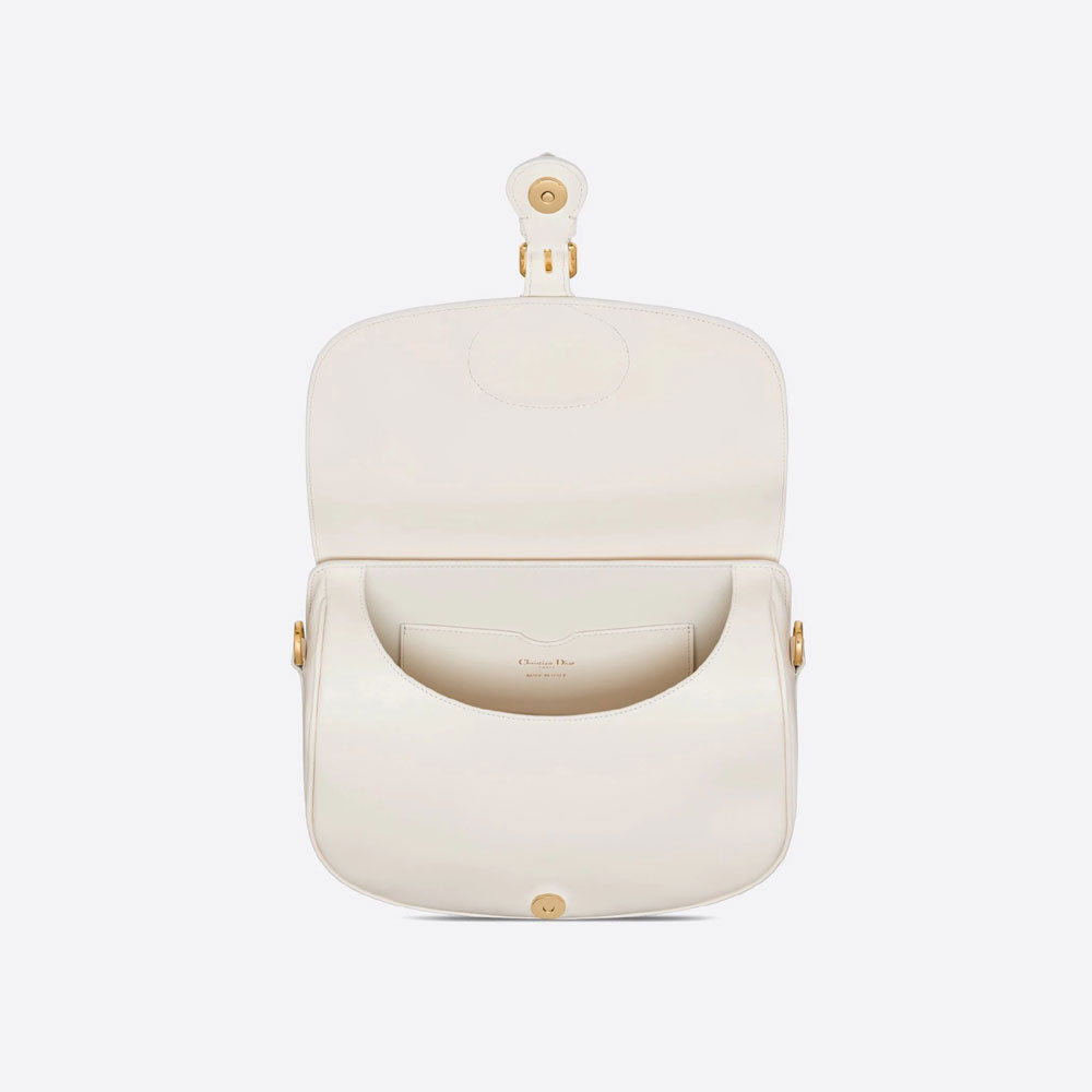 Large Dior Bobby Bag Latte Box Calfskin Oblique Strap M9320UMOB M941 - Photo-2