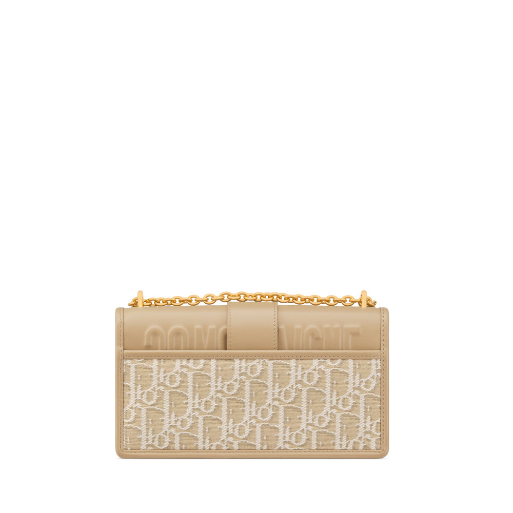 Dior 30 Montaigne East-West Bag with Chain in Natural M9334UDDS M925 - Photo-3