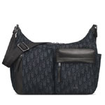 Dior Medium Rider Soft Hobo Bag in Black 1ESME190YKS H03E