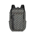 Dior Rider Soft Zipped Backpack in Beige Black 1ESBA229YKS H27E
