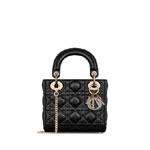 Mini Lady Dior Bag in Black M0505ONUL M900