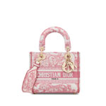 Dioriviera Small Lady D-Lite Bag in Pink M0531OTDT M59I