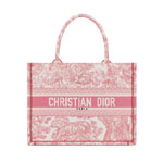 Medium Dior Book Tote in Pink M1296ZTDT M59I