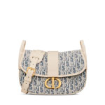 Dior Medium 30 Montaigne Satchel Bag in Blue M9363UDFD M925