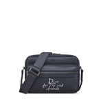 Dior Hylton Nel Rider 2.0 Zipped Messenger Navy Blue 1ESPO340FRY H56E