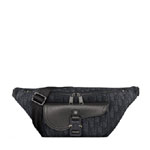 Saddle Belt Bag Black Dior Oblique Jacquard 1ADBO084YKS H03E