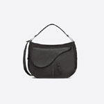 Dior Saddle Soft Bag Black Grained Calfskin 1ADHO023ULA H00N