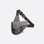 Saddle Bag Ruthenium-Colored Dior Oblique Jacquard 1ADPO093DOS H30Q - thumb-2
