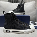 Dior B23 League High-Top Sneaker Silver-Tone Metallic Black 3SH129ABS H900