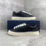 B33 Spin Sneaker Black Grained Calfskin Dior Gravity Leather 3SN303ZAY H960