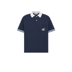 Dior Couture Lily Valley Polo Shirt in Blue 593M810A7024 C580