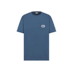 Dior CD Icon T-Shirt Relaxed Fit in Blue 943J605A0554 C570