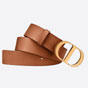 Dior 30 Montaigne 35MM Belt Cognac Color Smooth Calfskin B0077UVWV M44M - thumb-2