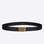 Dior D Fence 30MM Belt Black Smooth Calfskin B0385CVWU M900 - thumb-2