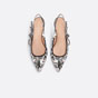 Dior Jadior Slingback Ballerina Flat Cotton KCB660KPY S15W - thumb-3