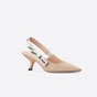Dior J Adior Slingback Pump Nude Technical Fabric KCC200TFL S21U - thumb-2