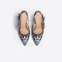 Dior Jadior Slingback Pump Ornamental Cotton KCP762CON S17X - thumb-3