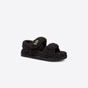 Dioract Sandal Black Shearling KCQ773SPK S900 - thumb-2