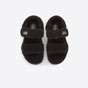 Dioract Sandal Black Shearling KCQ773SPK S900 - thumb-3