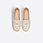 Dior Granville Espadrille Gold Cotton Embroidered KDB585JHL S67W - thumb-3